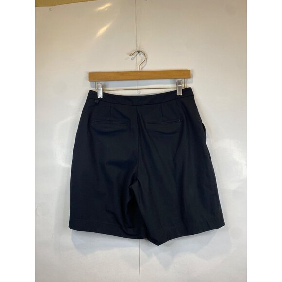 Lululemon Women's Long Story Short Golf Black Pleated Bermuda Casual Size 6 - Picture 4 of 7